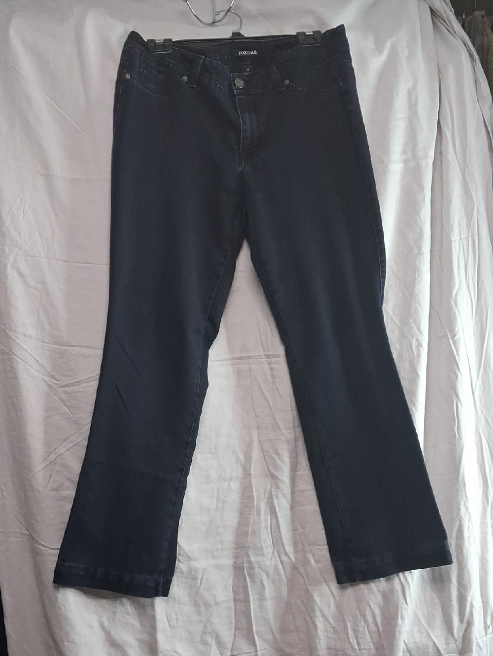 Roz & Ali Black Bootcut Women's Jeans